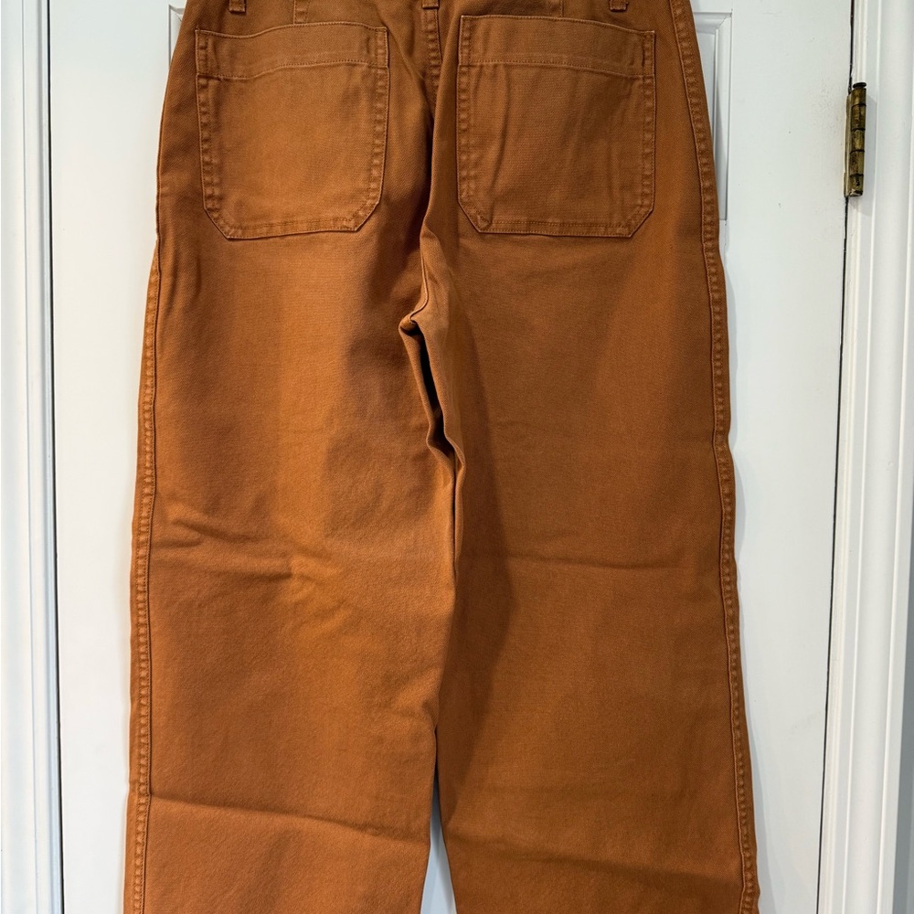 Rust Orange High-Waisted Pants - Picture 2 of 4